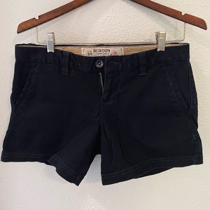 Burton Black Shorts Size: 24